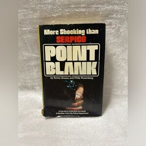 POINT BLANK By Sonny Grosso & Philip Rosenberg 2nd Printing 1978 hardcover book